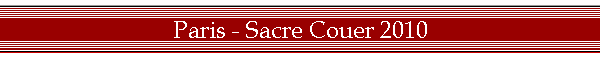 Paris - Sacre Couer 2010
