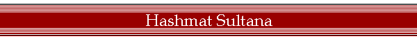 Hashmat Sultana