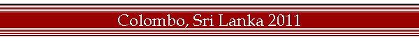 Colombo, Sri Lanka 2011
